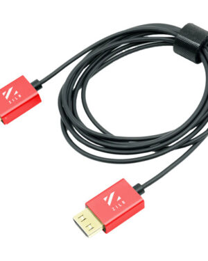 Zilr 8Kp60 2m / 6.6 ft (Full to Full) Hyper Thin Ultra High Speed HDMI Secure Cable with Ethernet