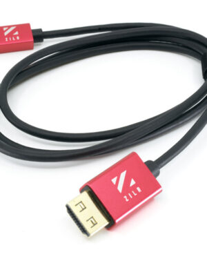 Zilr 8Kp60 50cm /17.7" (Full to Micro) Hyper Thin Ultra High Speed HDMI Secure Cable Micro Connector
