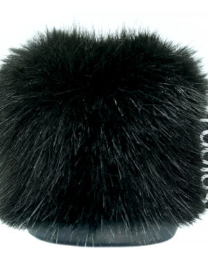 Radius Nimbus Fur Windshield for 0.74 to 0.86" Diameter Shotgun Microphones (Black, 1.9")