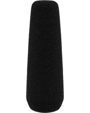 Radius Shotgun Microphone Foam Windscreen for 0.74 to 0.86" Diameter Microphones (Black, 4.7")