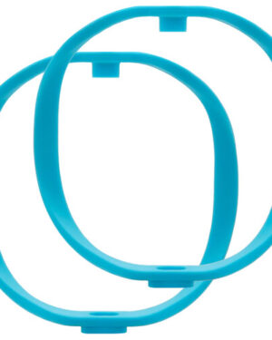 Radius Shockmount Hoops for RAD-1 (Light Blue, Soft Firmness, Pair)