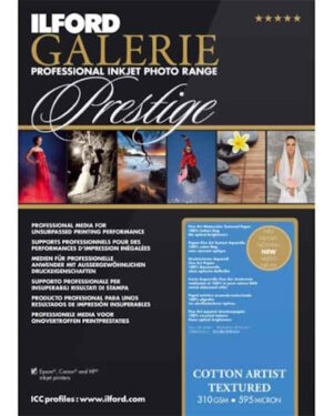ILFORD Galerie Cotton Artist Textured 310GSM A3 25 Sheets GPCAT23