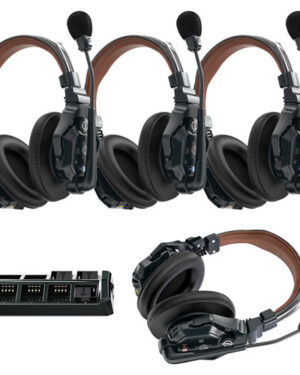 Hollyland Solidcom C1 Pro 4-Person Dual-Ear Noise Cancelling Headset Intercom
