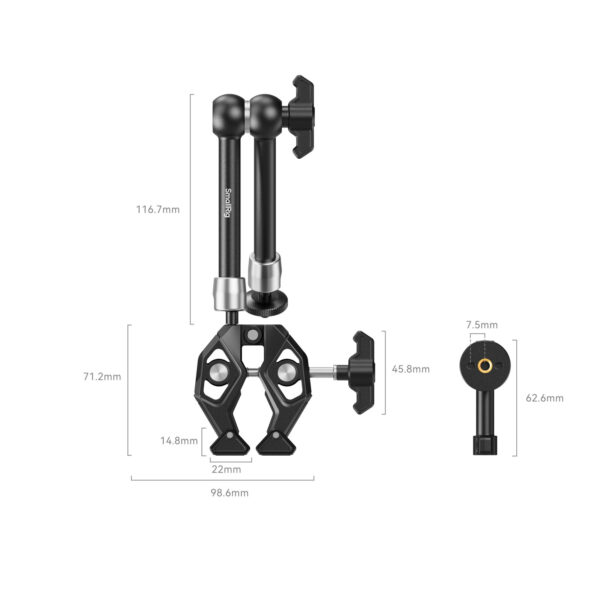 SmallRig Crab-Shaped Clamp with Magic Arm 4454 - Image 3
