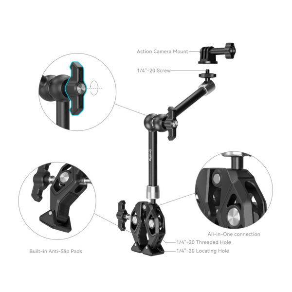 SmallRig Crab-Shaped Clamp with Magic Arm 4454 - Image 2