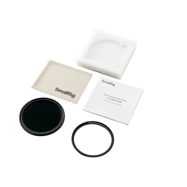 SmallRig Attachable VND Filter ND2-ND32 (1-5 Stop) 67mm 4581 - Image 8