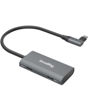 SmallRig 4-in-1 USB-C Hub PD 100W / USB-C 3.1 / USB-C 2.0 with Audio Adapter x 2 4598