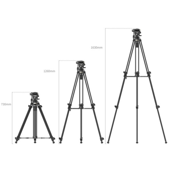 SmallRig Lightweight Video Carbon Fiber Tripod Kit AD-50 4685 - Image 5