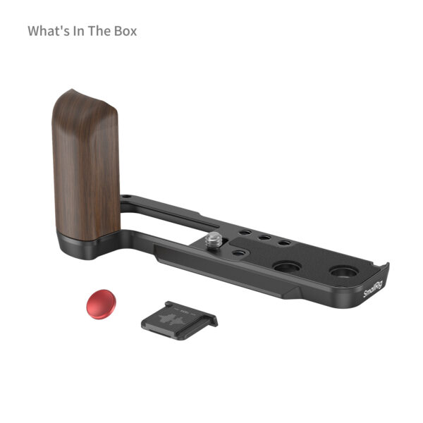 SmallRig Wooden L-Shape Grip for FUJIFILM X100VI / X100V (Black) 4805 - Image 3
