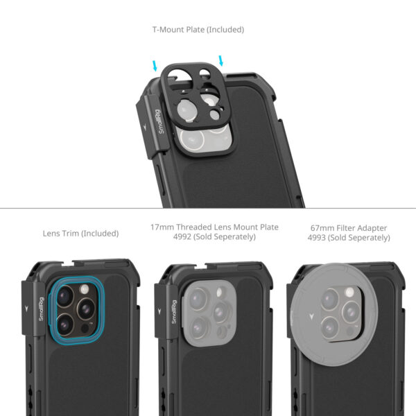 SmallRig Mobile Video Cage Flagship Edition for iPhone 16 Pro 4828 - Image 3