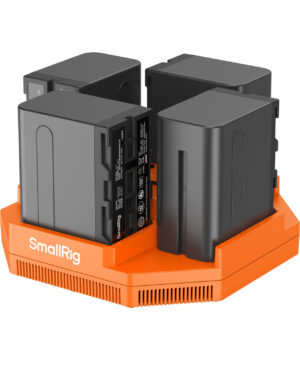 SmallRig NP-F970 4-Channel Camera Battery Charger & 4-Battery Kit 4834