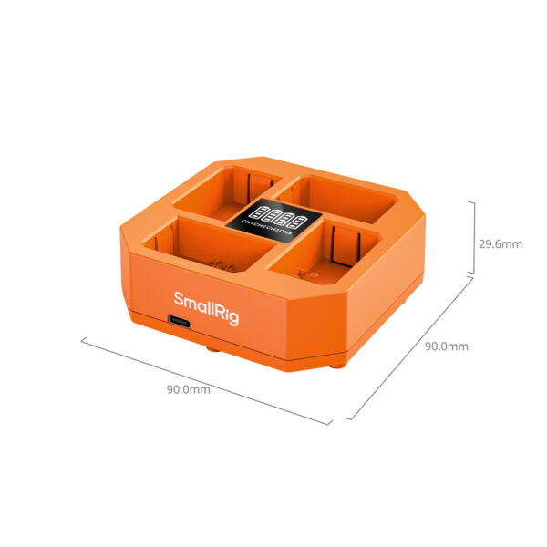 SmallRig NP-FZ100 4-Channel Camera Battery Charger 4839 - Image 2