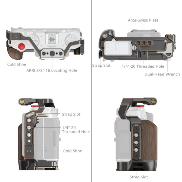 SmallRig "Retro" Cage for FUJIFILM X-M5 4892 - Image 5