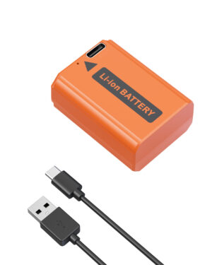 SmallRig NP-FW50 USB-C Rechargeable Camera Battery (Orange) 4965
