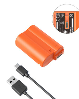 SmallRig EN-EL15c USB-C Rechargeable Camera Battery (Orange) 4966