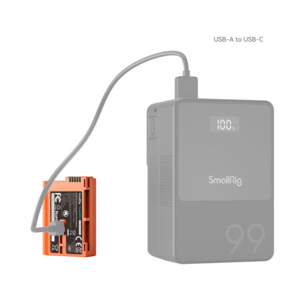SmallRig EN-EL15c USB-C Rechargeable Camera Battery (Orange) 4966 - Image 7