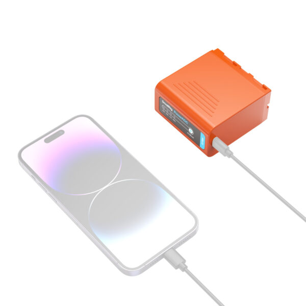 SmallRig NP-F970 USB-C Rechargeable Camera Battery (Orange) 4972 - Image 8