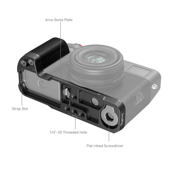 SmallRig L-Shape Handle for FUJIFILM X100VI / X100V (Black) 4556B - Image 4