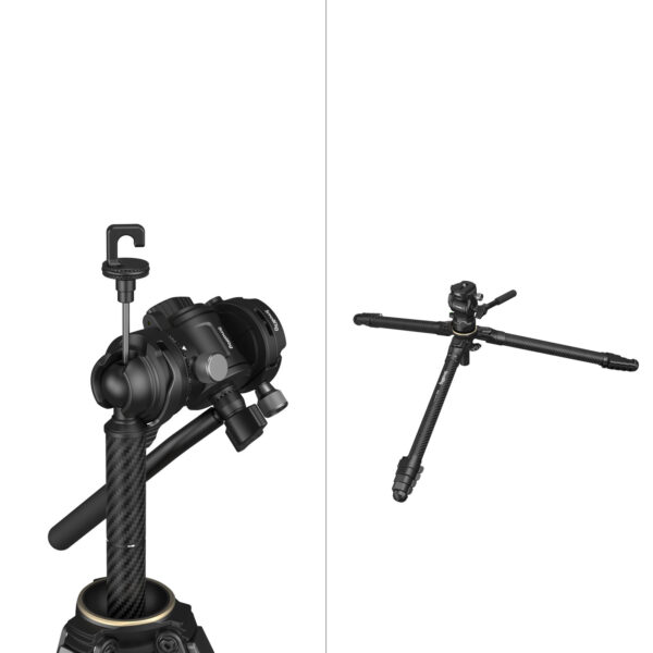 SmallRig Portable Carbon Fiber Travel Tripod Kit 5028 - Image 7