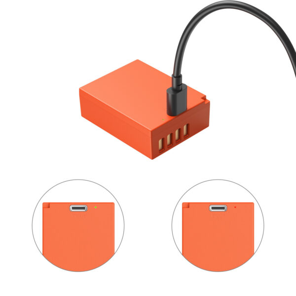SmallRig NP-W126S USB-C Rechargeable Camera Battery (Orange) 5088 - Image 2