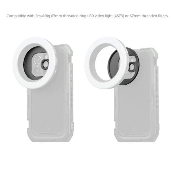 SmallRig Threaded 67mm T-Mount Filter Adapter 5172 - Image 3