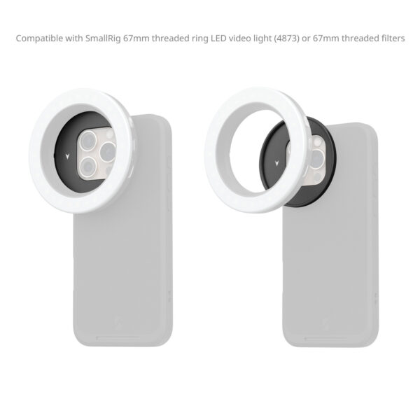 SmallRig FilMov 67mm Threaded Filter Adapter for iPhone 16 Series 5173 - Image 2