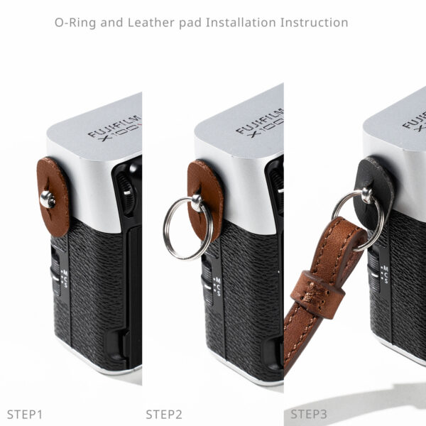 SmallRig Universal Leather Camera Shoulder Strap (Brown) 5209 - Image 4