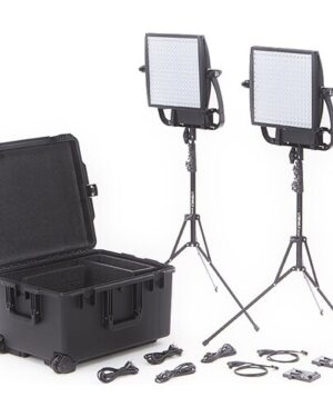 Litepanels Astra 3X Traveler Bi-Color Duo 2-Light V-Mount Battery Kit