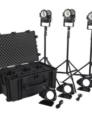 Litepanels Sola 4+ Daylight Fresnel 3-Light Traveler Kit