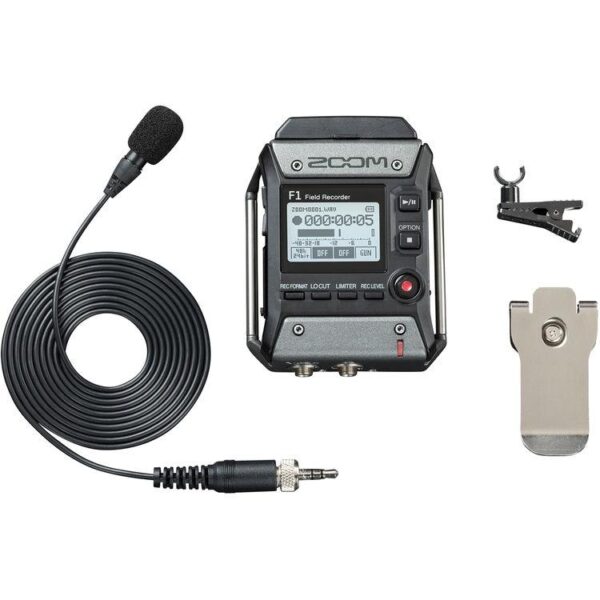 Zoom F1 Field Recorder + Lavalier Microphone - Image 2