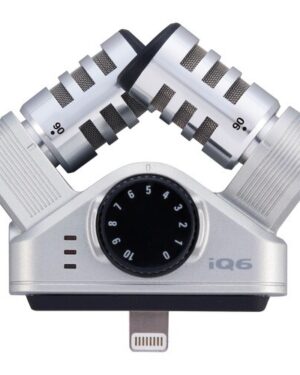 Zoom iQ6 XY Microphone suits iOS Devices with Lightning Connector