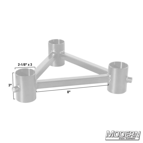 MSE Pipe Truss for 1-1/2" Speed-Rail - Black Zinc - Image 2