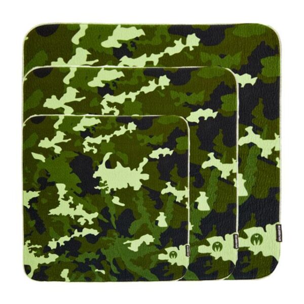 3 Legged Thing - Wrapz H2O Resistant Wraps Pack of 3 (1 of each small, med. & large) Woodland Camo Pattern Green