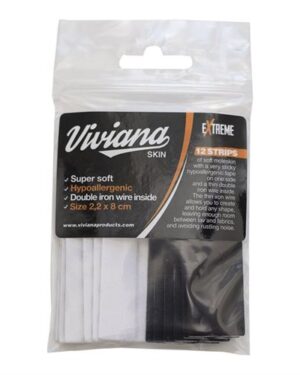 Viviana Moleskin Extreme Skin Tape for Lavalier Microphones (12-Pack, 6 White & 6 Black)