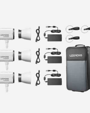 Godox Litemons LA300R RGB 3 Light Kit + Roller Case