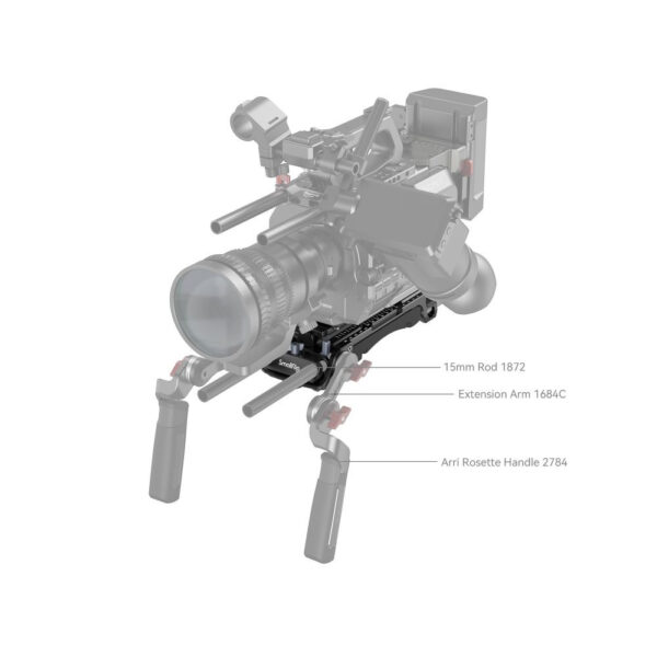 SmallRig Universal Shoulder Rig (Compatible with Sony VCT-14 Plate) 2837C - Image 9