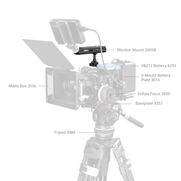 SmallRig Rotating Top Handle with NATO Clamp 4152 - Image 6