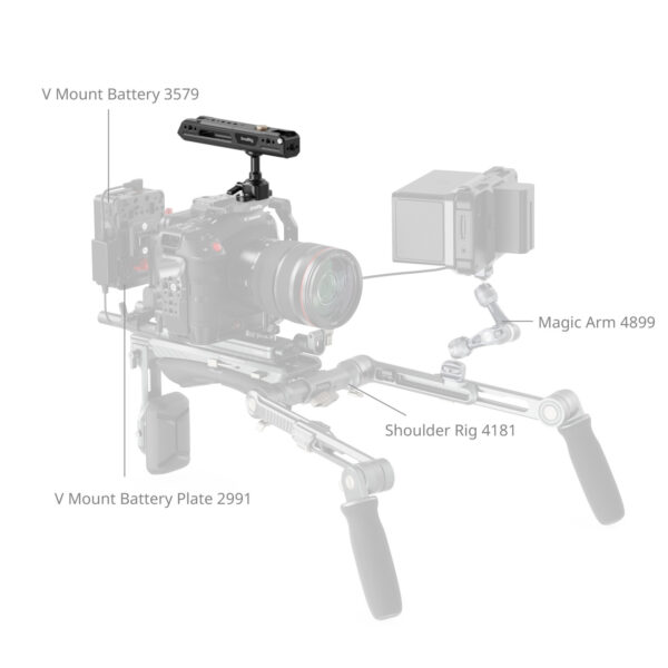 SmallRig Rotating Top Handle with NATO Clamp 4152 - Image 7