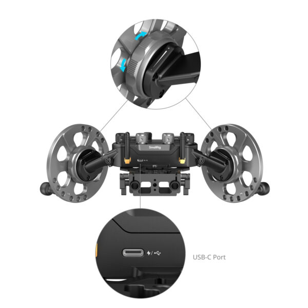 SmallRig Gimbal Control Wheels for DJI RS Series 4525 - Image 5