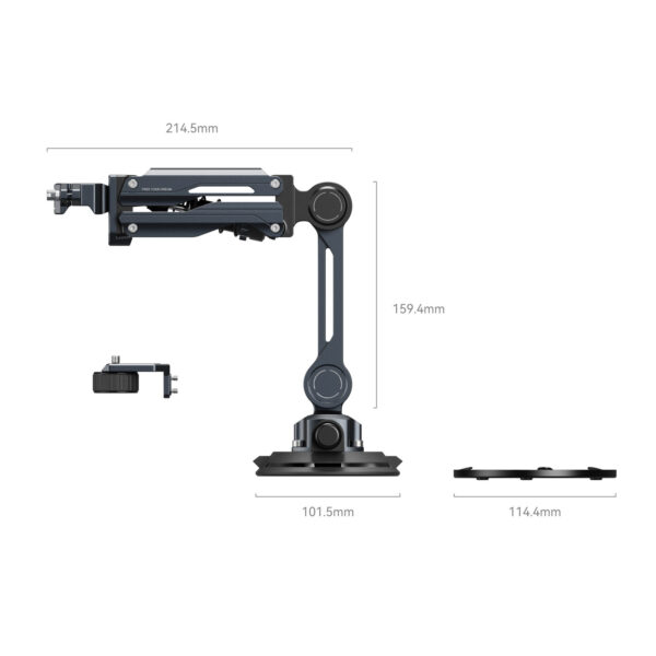 SmallRig mini Shock Absorber Arm for DJI Osmo Pocket 3 / GoPro HERO13 / Insta360 X4 5123 - Image 4