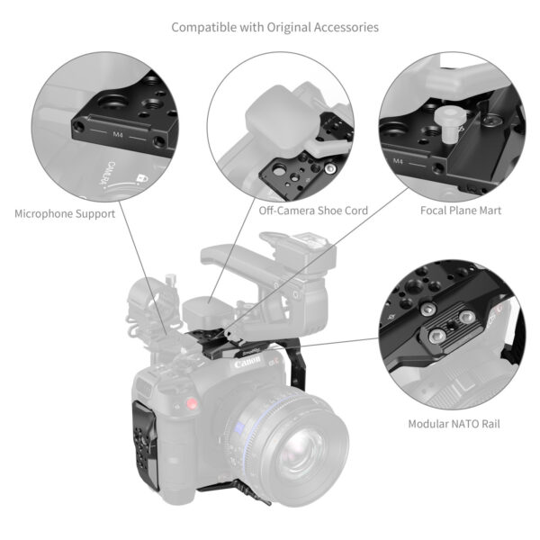 SmallRig Cage Kit for Canon EOS C80 5136 - Image 5