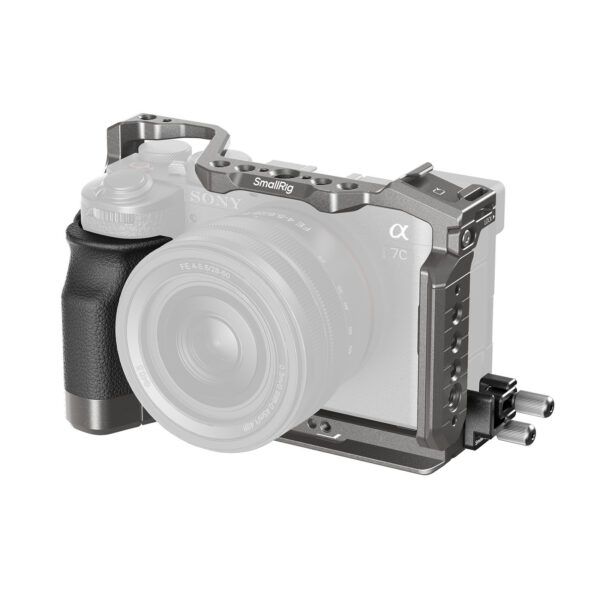 SmallRig “HawkLock” Quick Release Cage Kit with Silicone Handle for Sony Alpha 7C II / 7CR 5198