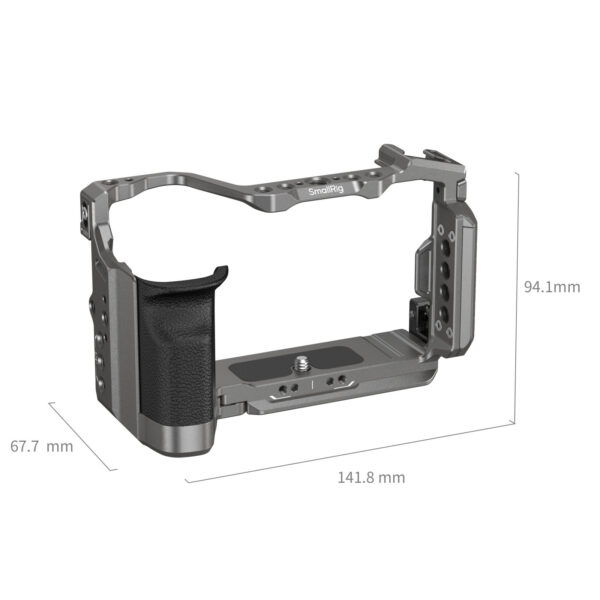 SmallRig “HawkLock” Quick Release Cage Kit with Silicone Handle for Sony Alpha 7C II / 7CR 5198 - Image 4