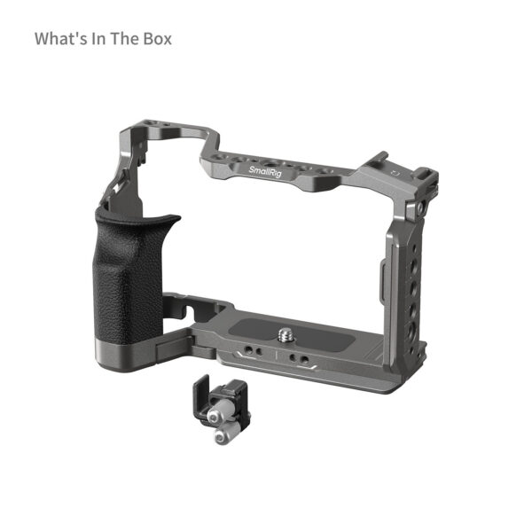 SmallRig “HawkLock” Quick Release Cage Kit with Silicone Handle for Sony Alpha 7C II / 7CR 5198 - Image 2