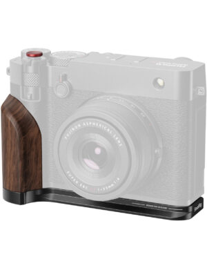 SmallRig L-Shape Mount Plate with Wooden Handle for FUJIFILM GFX100RF (Black) 5266