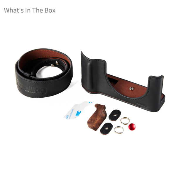SmallRig Leather Case Kit for FUJIFILM GFX100RF (Black) 5267 - Image 3