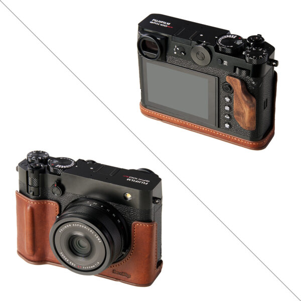 SmallRig Leather Case Kit for FUJIFILM GFX100RF (Brown) 5268 - Image 4