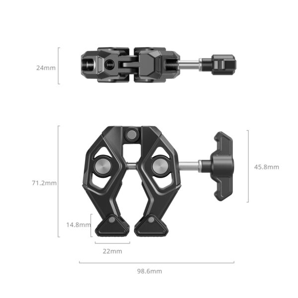SmallRig Crab-Shaped Clamp 5319 - Image 2
