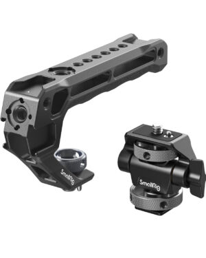 SmallRig Top Handle with Monitor Support Kit (Compatible with Cold Shoe) 5322