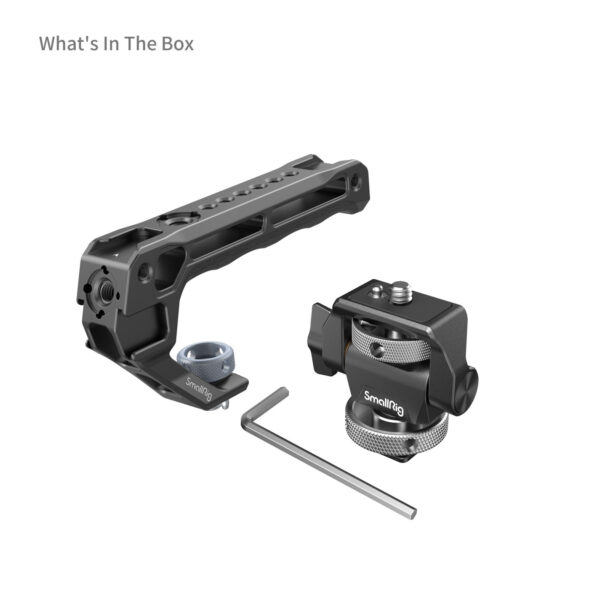 SmallRig Top Handle with Monitor Support Kit (Compatible with Cold Shoe) 5322 - Image 2